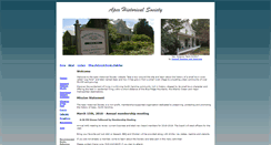 Desktop Screenshot of apexhistoricalsociety.com