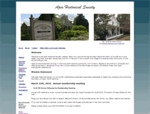 Tablet Screenshot of apexhistoricalsociety.com